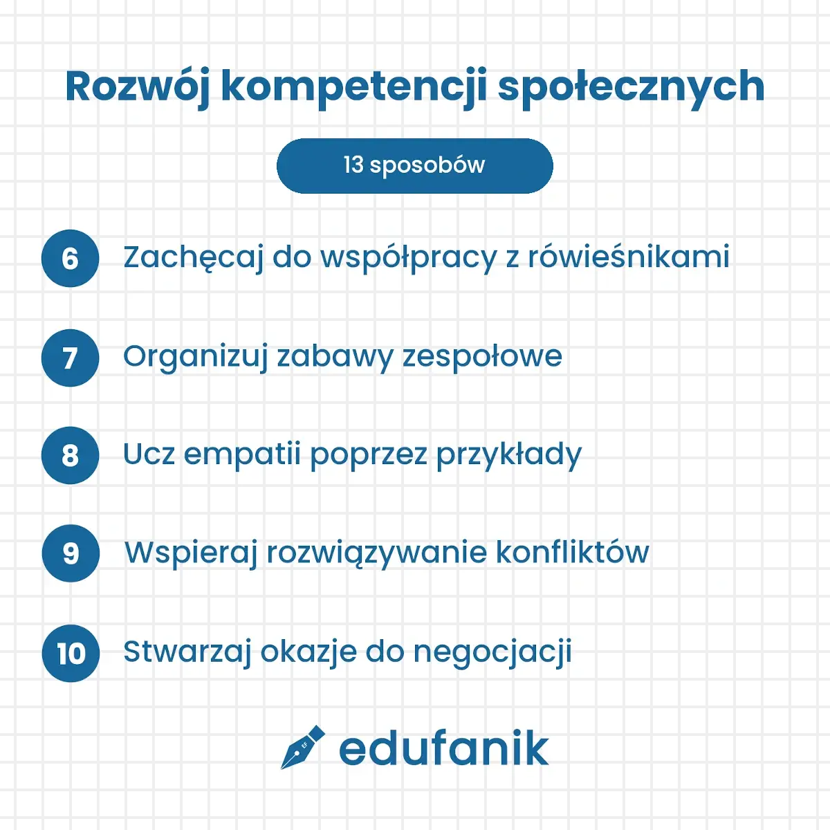 Rozwój kompetencji społecznych u dzieci sposoby od 6 do 10
